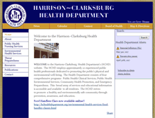 Tablet Screenshot of hchealthdepartment.org